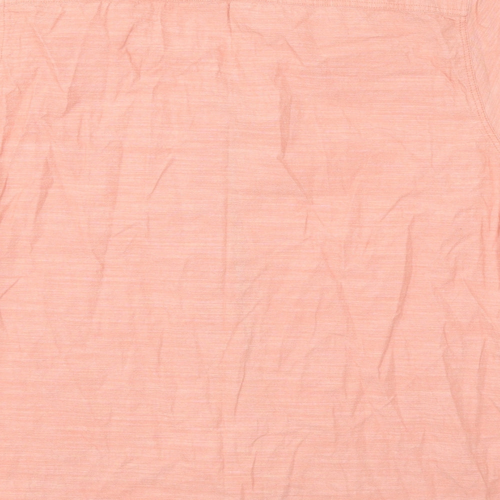 George Mens Pink Button-Up Size L