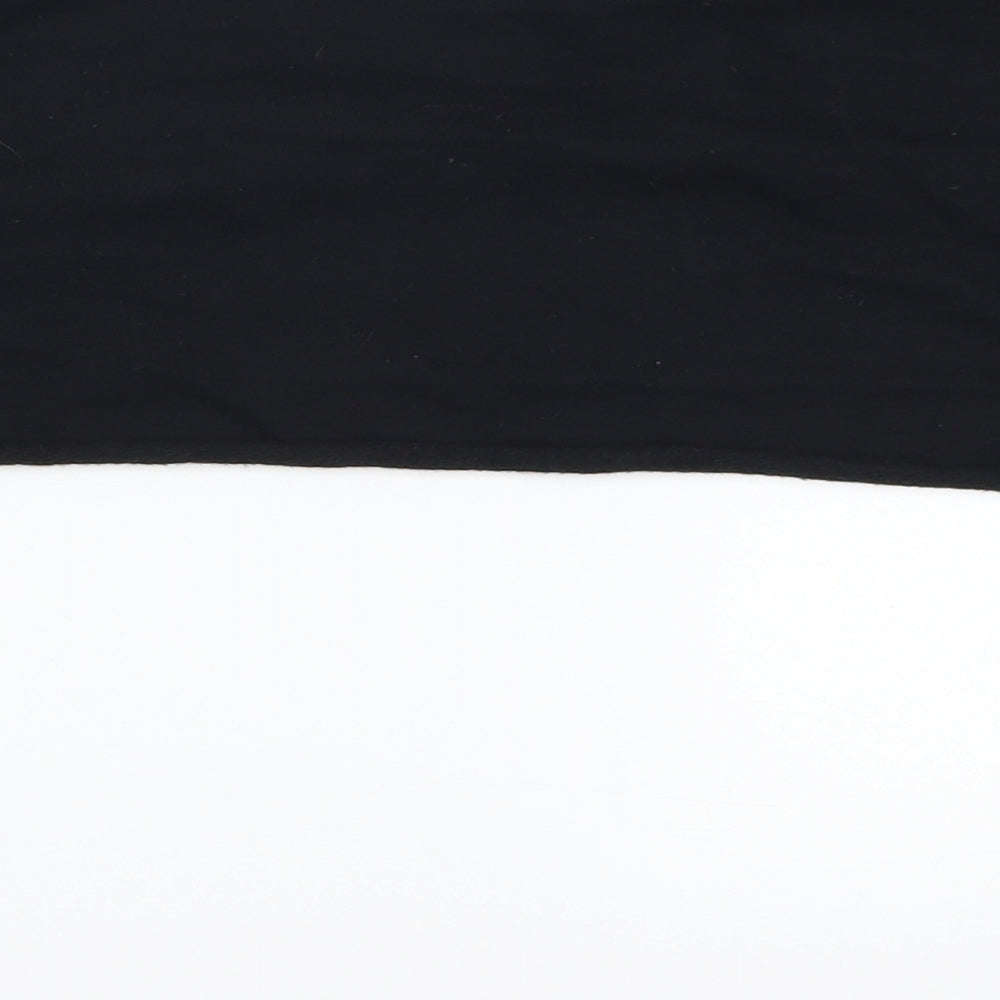 PRETTYLITTLETHING Womens Black Pullover Sweatshirt Size 8 - Cropped