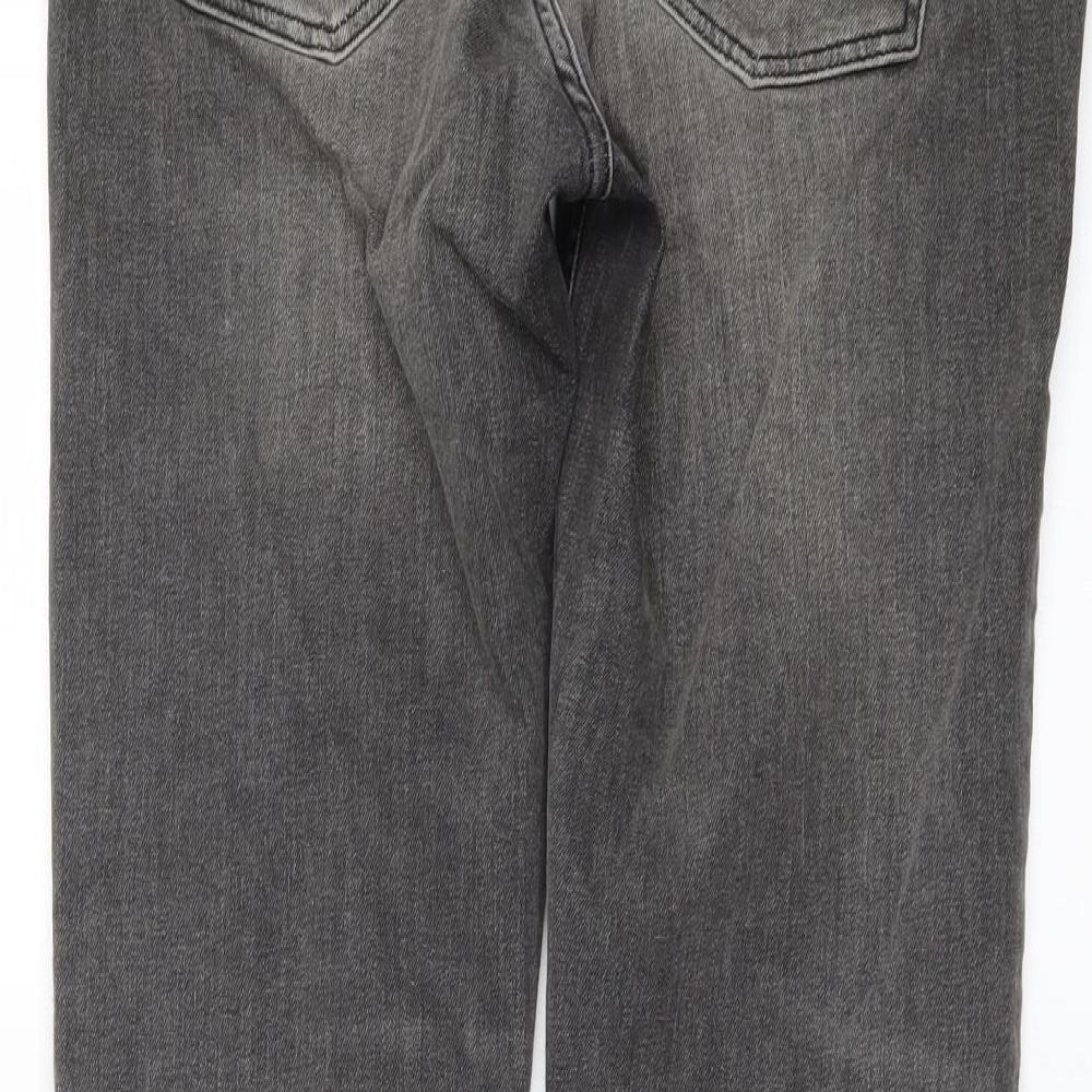 Denim & Co. Womens Black Denim Skinny Jeans Size 10 L26 in