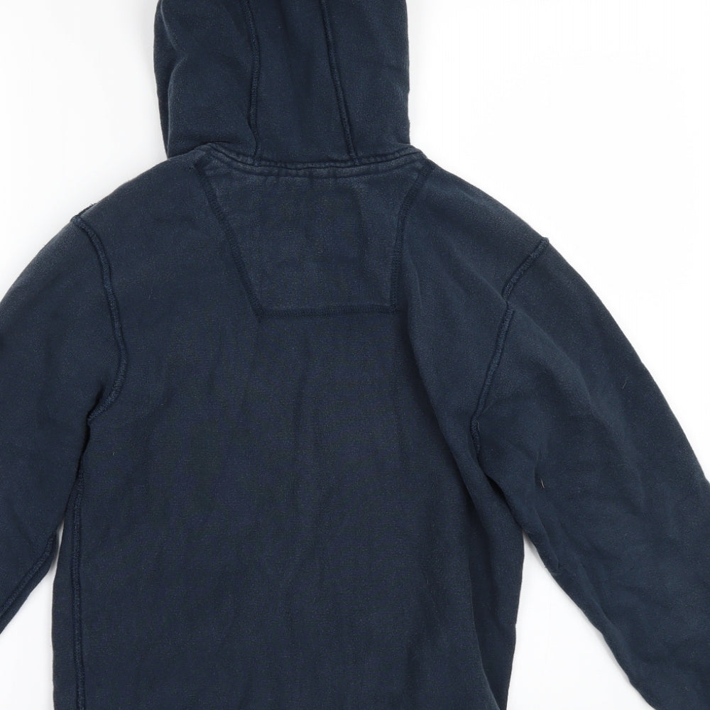 George Boys Blue Full Zip Hoodie Size 9-10 Years