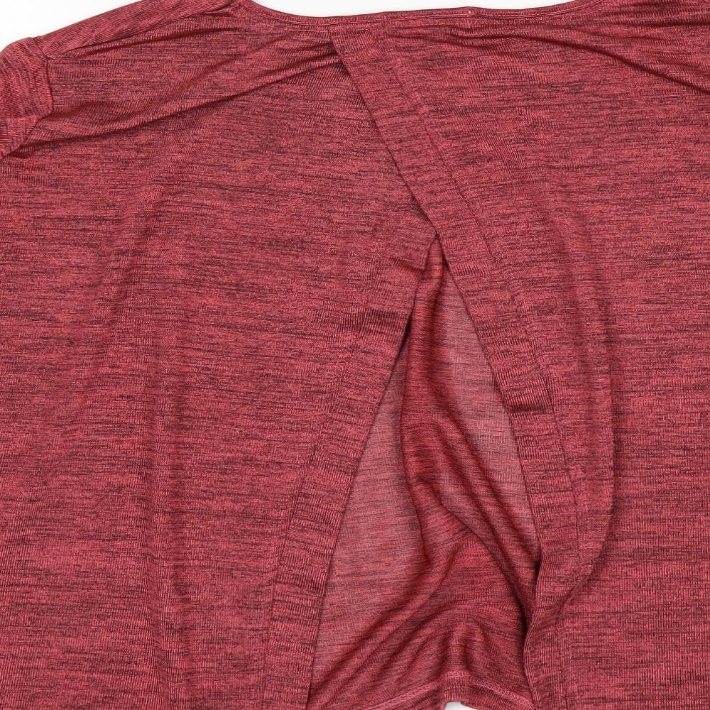 Papaya Womens Orange Pullover Jumper Size M - BACK SPLIT
