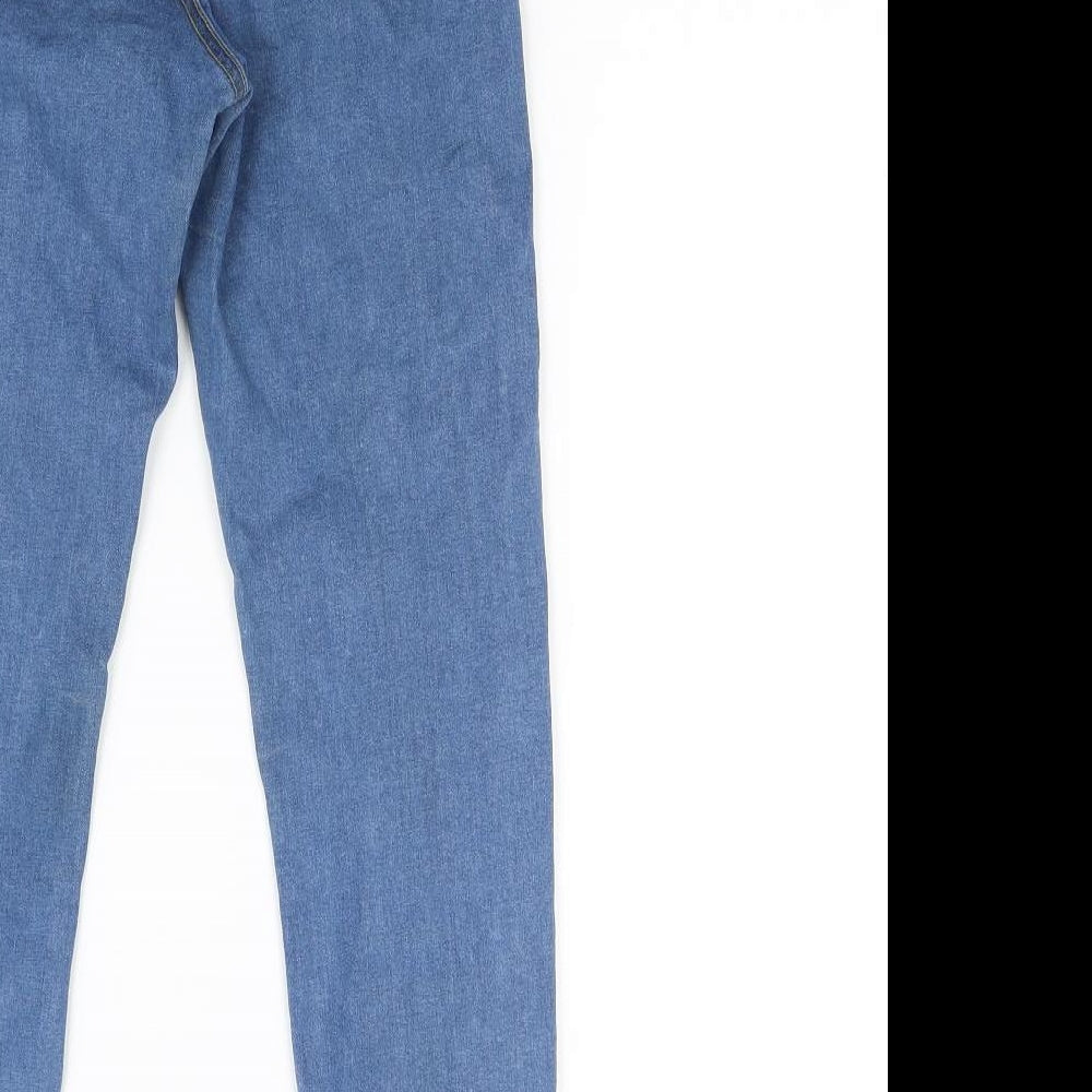 Primark Womens Blue Denim Skinny Jeans Size 6 L24 in