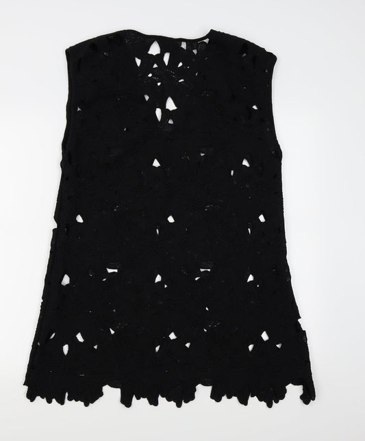 Primark Womens Black Fair Isle Pencil Dress Size L