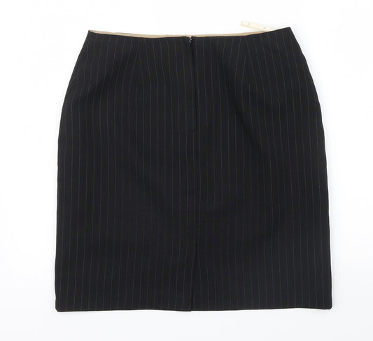 Dorothy Perkins Womens Black   A-Line Set Size 12  - pin striped