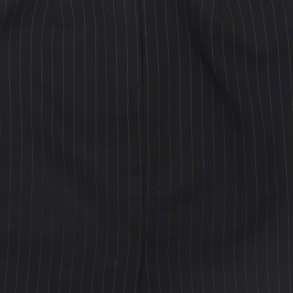 Dorothy Perkins Womens Black   A-Line Set Size 12  - pin striped
