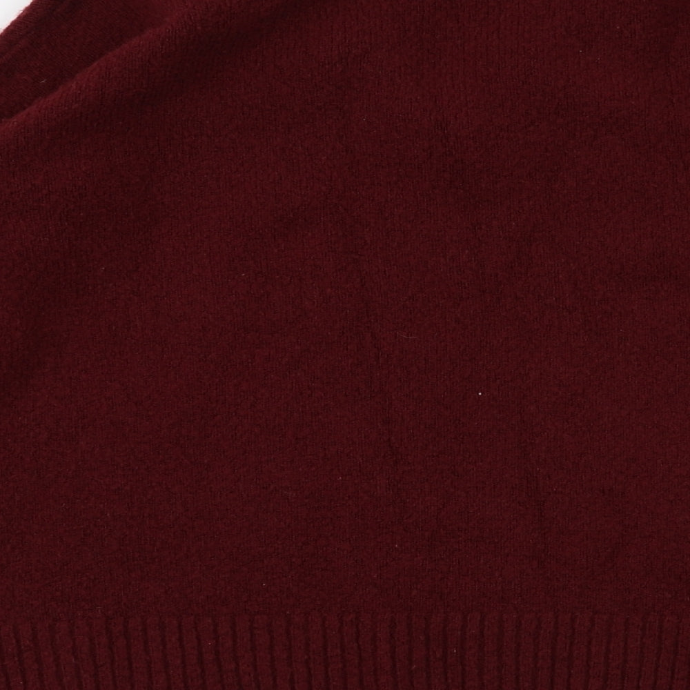 Brave Soul Womens Red Pullover Hoodie Size XS