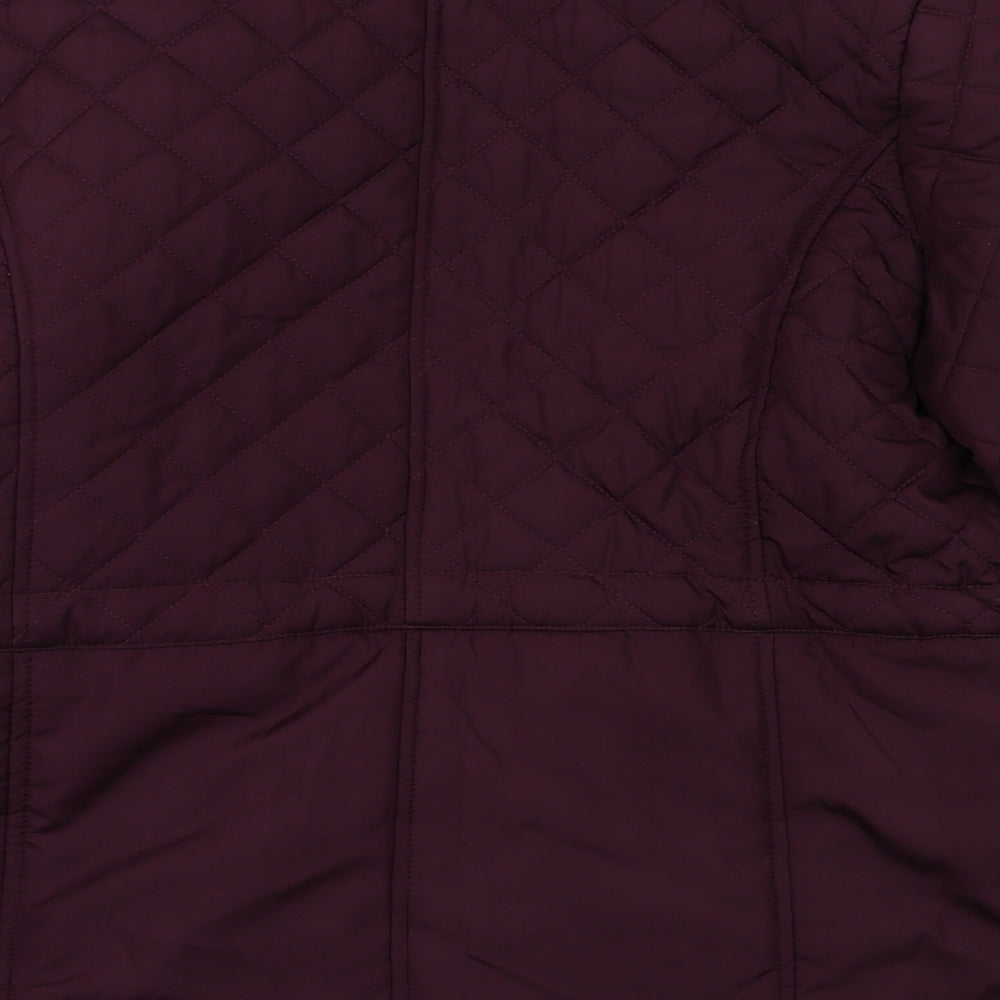 originals Womens Purple Jacket Coat Size 16