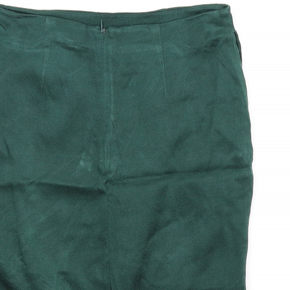 FOREVER 21 Womens Green   Straight & Pencil Skirt Size S