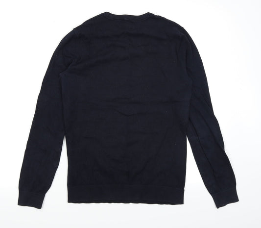 Burton Mens Blue Striped Pullover Jumper Size S