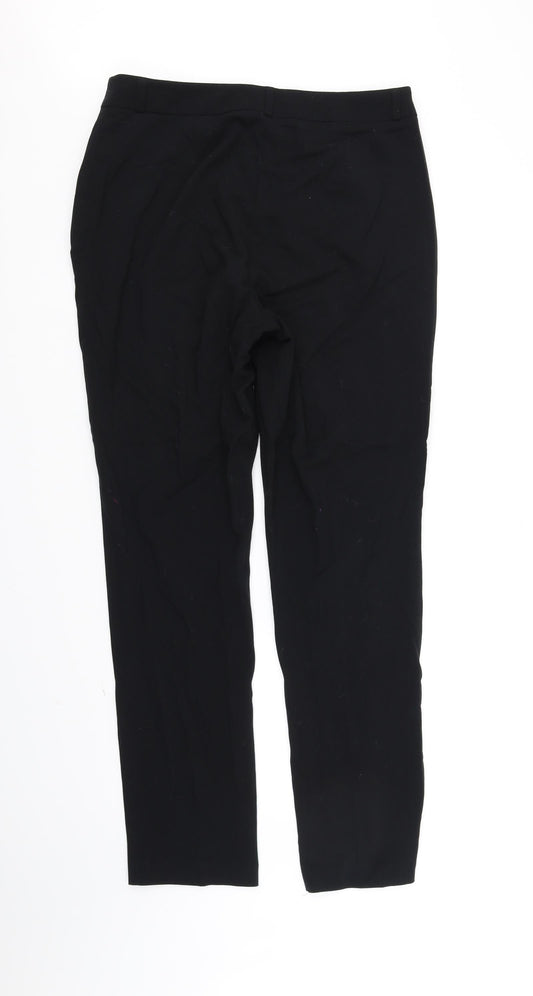 Womens UK Size 12 Marks and Spencer Regular Fit Black Trousers