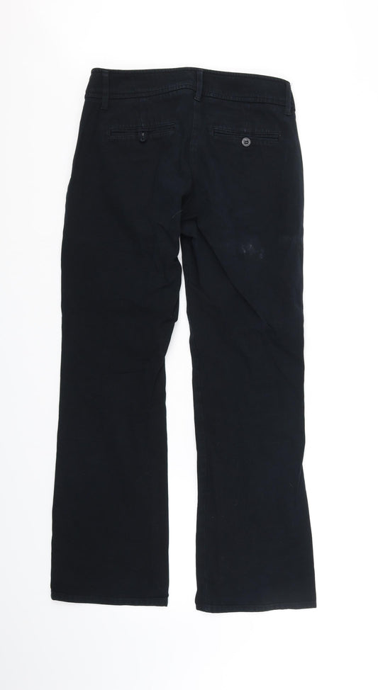 Autograph Womens Black Trousers Size 8 L29 in