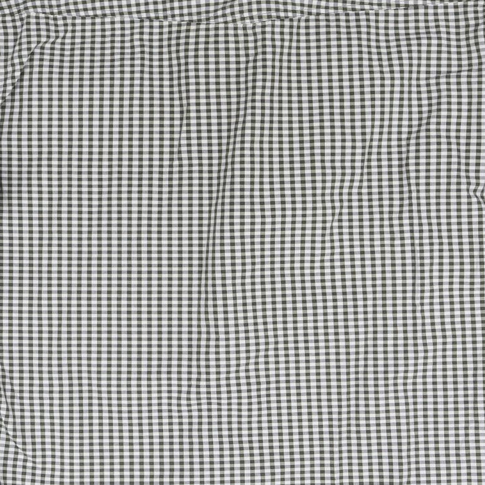 Womens UK Size L Red Herring White Basic Button-Up