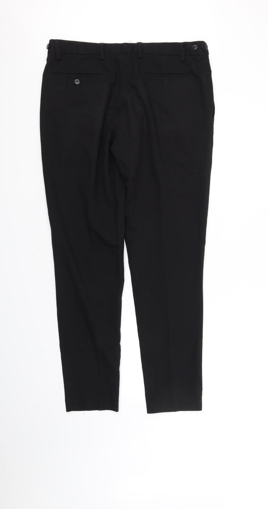 Primark Womens Black Trousers Size 34 in L32 in