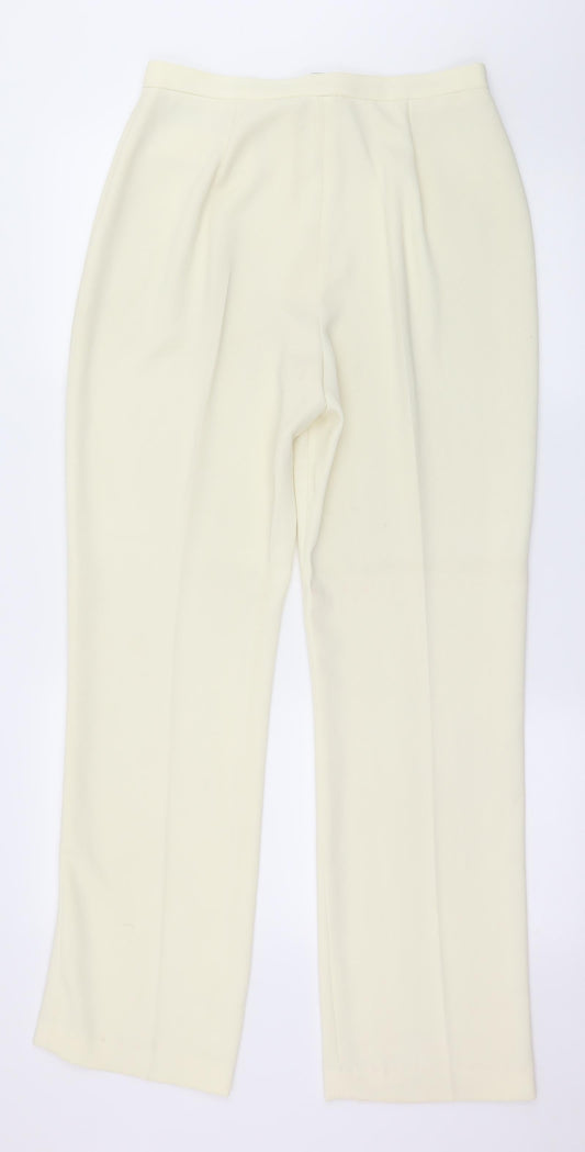 Bay Womens Ivory Trousers Size 14 L29 in