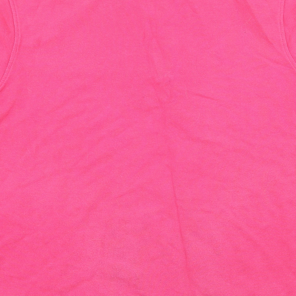 Industrialize Mens Pink Jersey Polo Size M