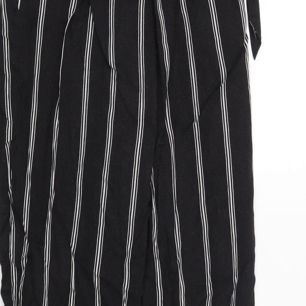 Womens UK Size 6 H&M Regular Fit Black Trousers