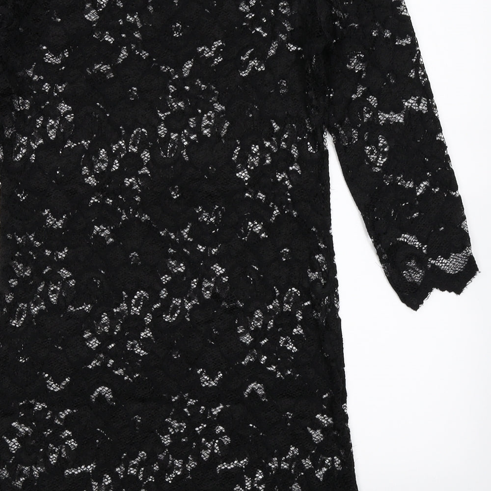 ASOS Womens Black Lace Mini Size 10