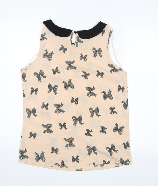 influence Womens Pink Basic Blouse Size 12