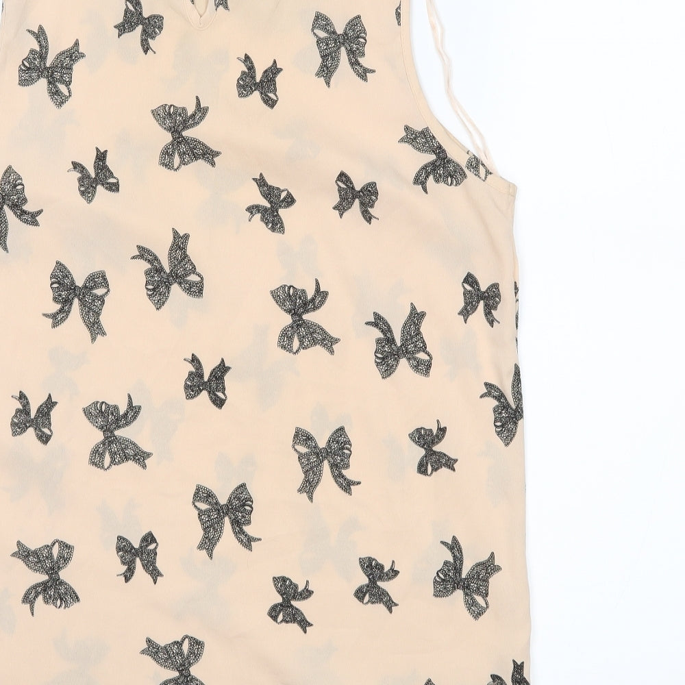 influence Womens Pink Basic Blouse Size 12