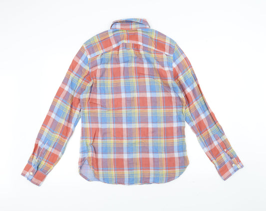 Mens UK Collar Size S Gap Smart Orange Dress Shirt