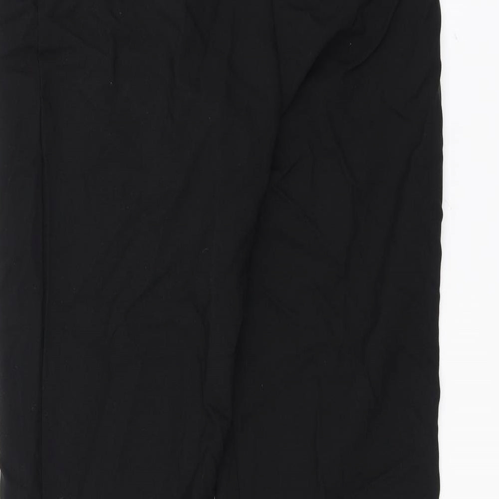 George Womens Black Trousers Size 10 L25 in