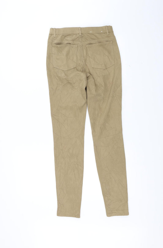 uni Mens Brown Skinny Jeans Size S L28 in