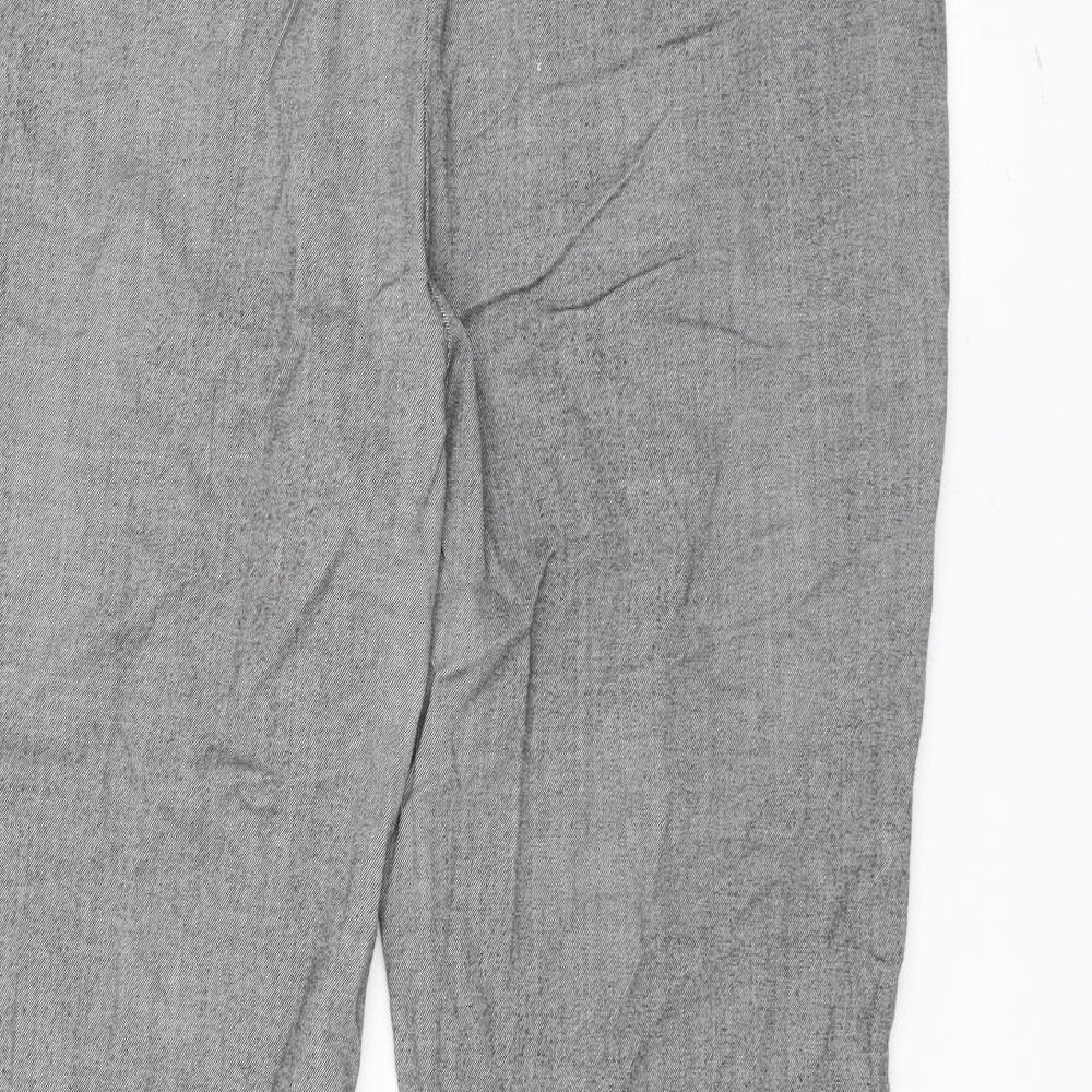 Per Una Womens Grey Trousers Size 18 L29 in