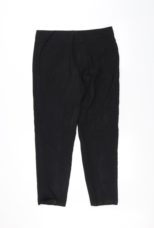 George Womens Black Trousers Size 12 L27 in