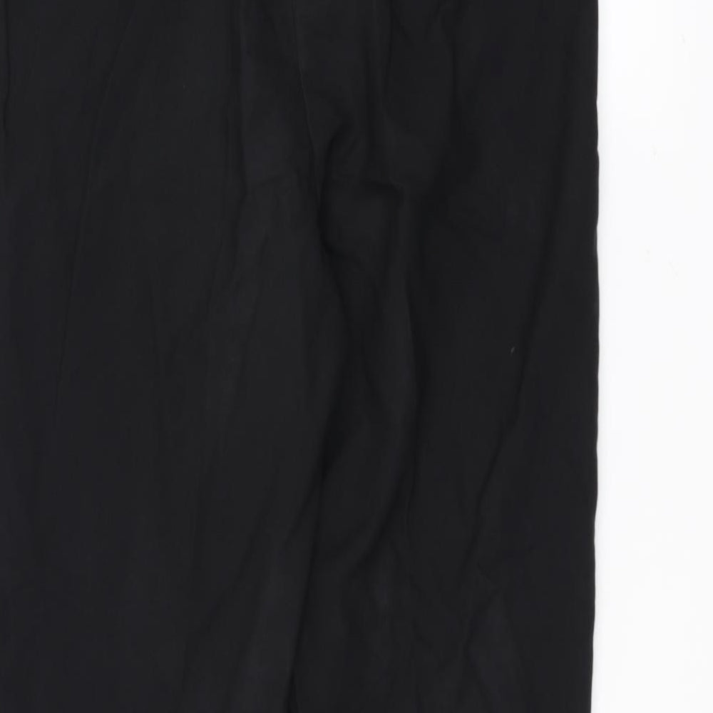 George Womens Black Trousers Size 12 L27 in