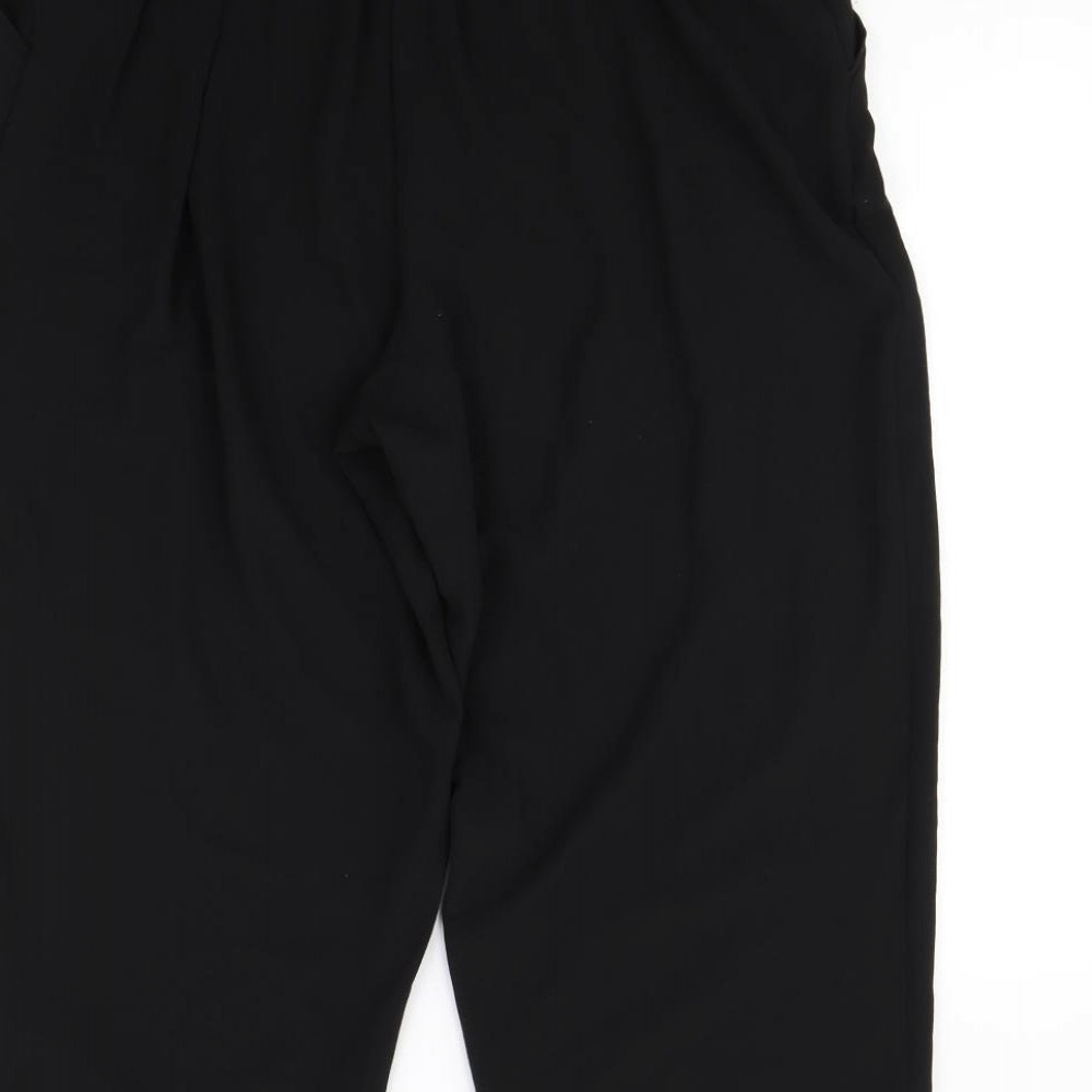Evans Womens Black Dress Pants Trousers Size 14 L21 in