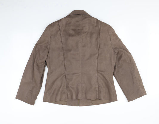 Womens UK Size 16 BHS Brown Jacket