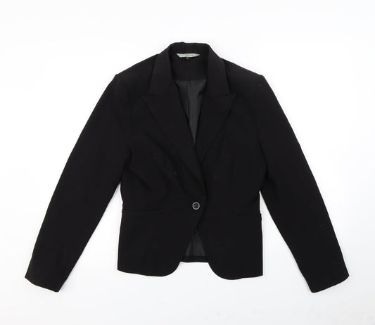 Womens UK Size 12 Red Herring Black Jacket