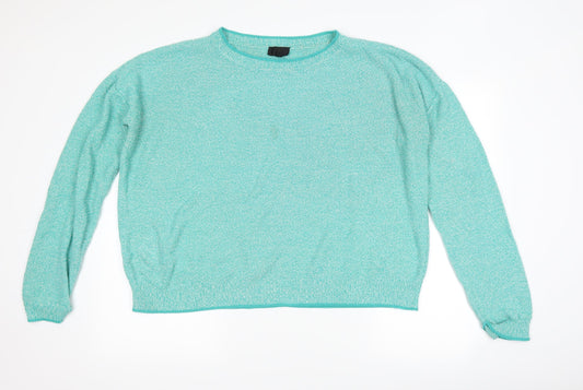 Topshop Womens Blue Pullover Jumper Size 12