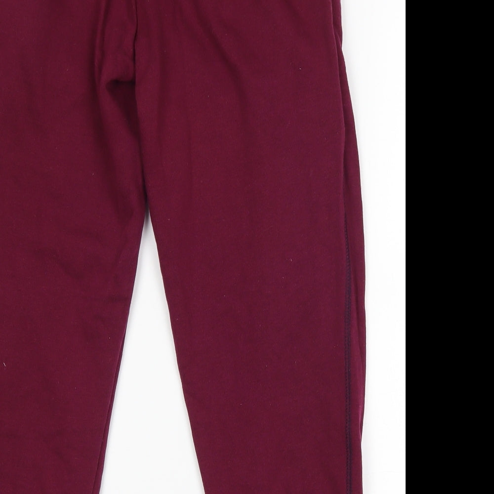 Womens UK Size 8 Debenhams Regular Fit Jogger Purple Trousers