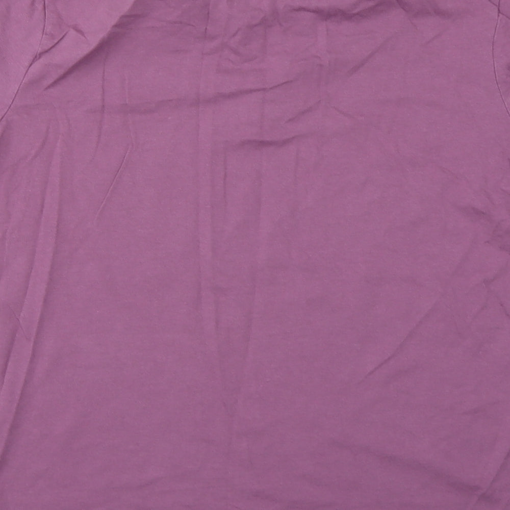 Studio Mens Purple Polo Size M