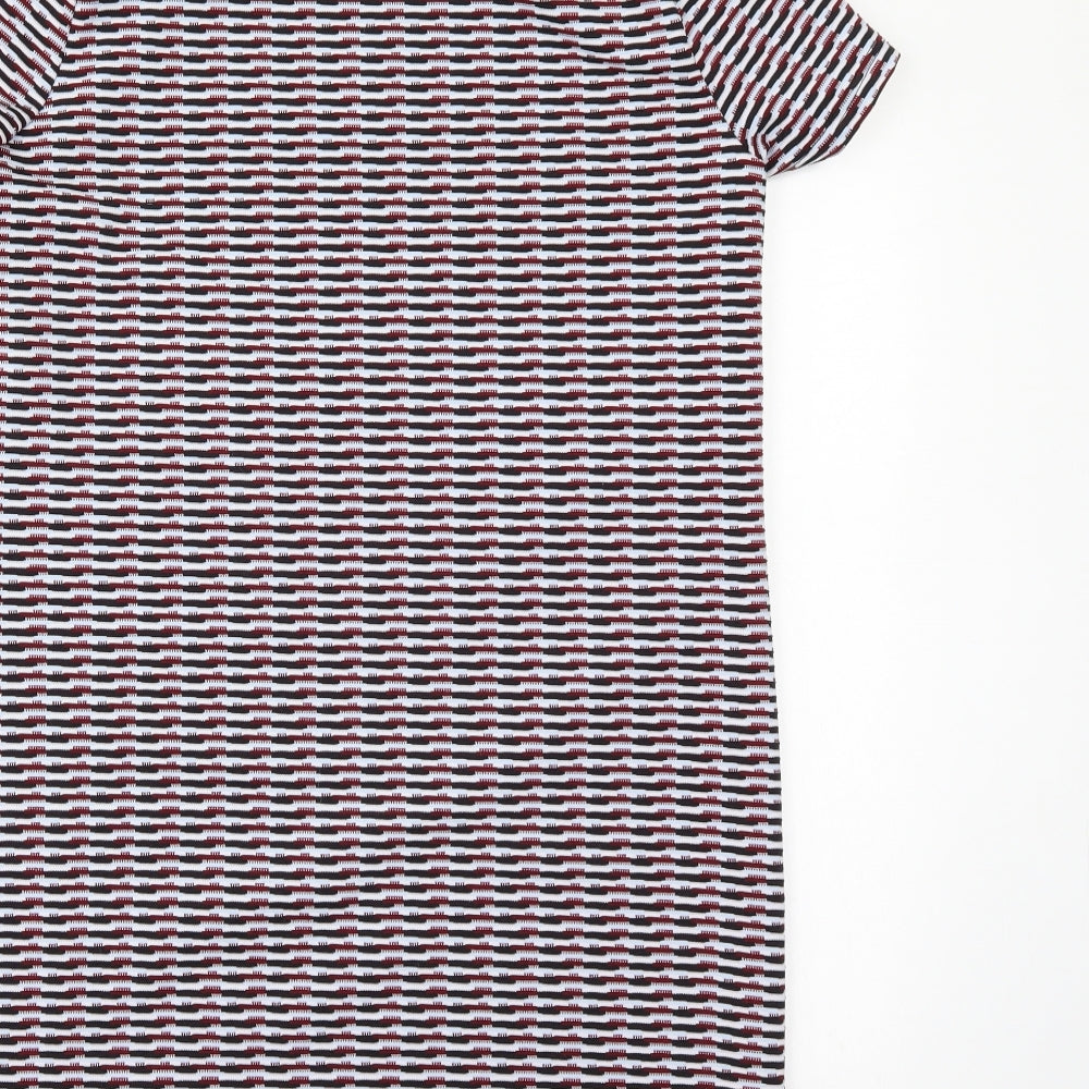 New Look Womens Multicoloured Striped T-Shirt Dress