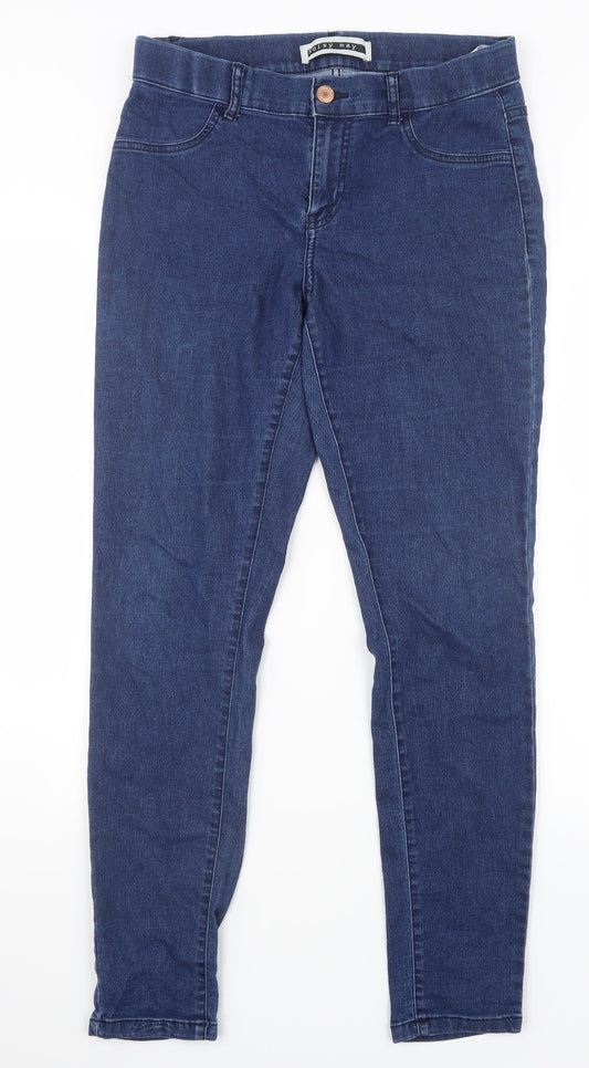 Noisy May Womens Blue Denim Straight Jeans Size 31 in L30 in