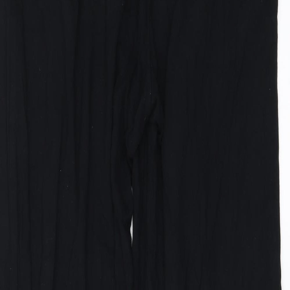 Womens UK Size 12 Marks and Spencer Regular Fit Black Trousers