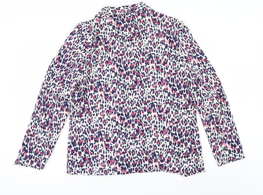 Matalan Womens Ivory Polka Dot Jacket Size 16