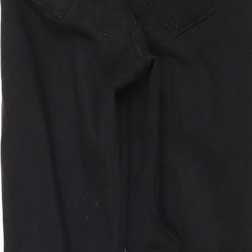 Denim & Co. Womens Black Denim Jegging Jeans Size 10 L25 in