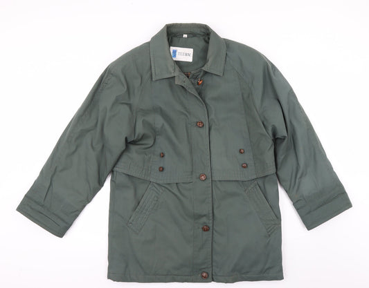 Womens UK Size 10 Telemac Green Jacket