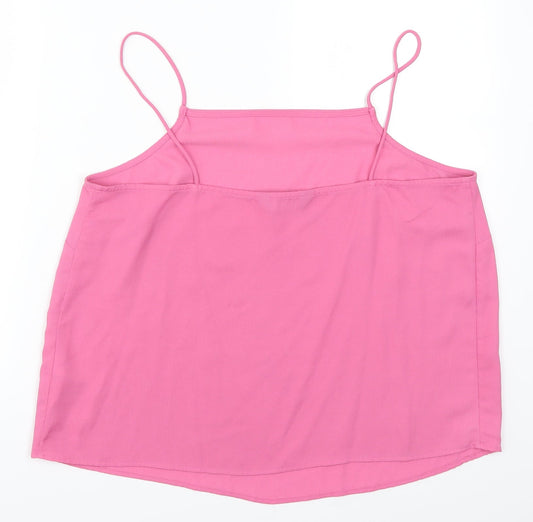 F&F Womens Pink Basic Tank Size 14