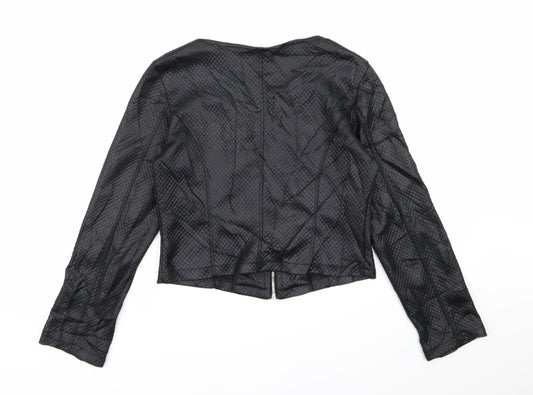 Womens UK Size L Preworn Black Jacket