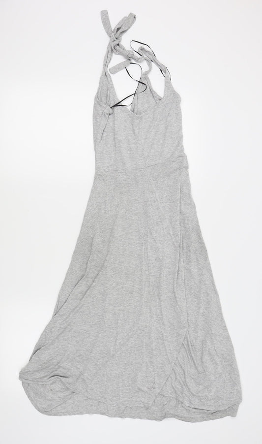 H&M Womens Grey Fit & Flare Size XS