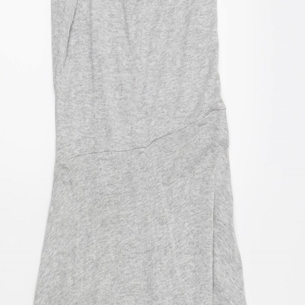 H&M Womens Grey Fit & Flare Size XS