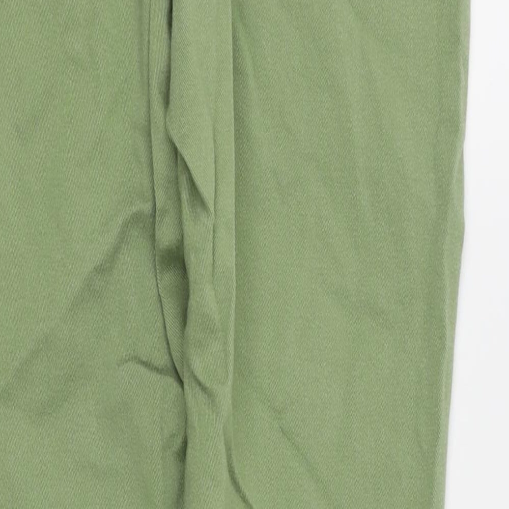 F&F Womens Green Skinny Jeans Size 10 L25 in