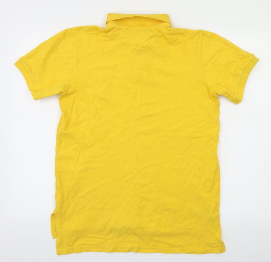 James Caxton Mens Yellow Polo Size S