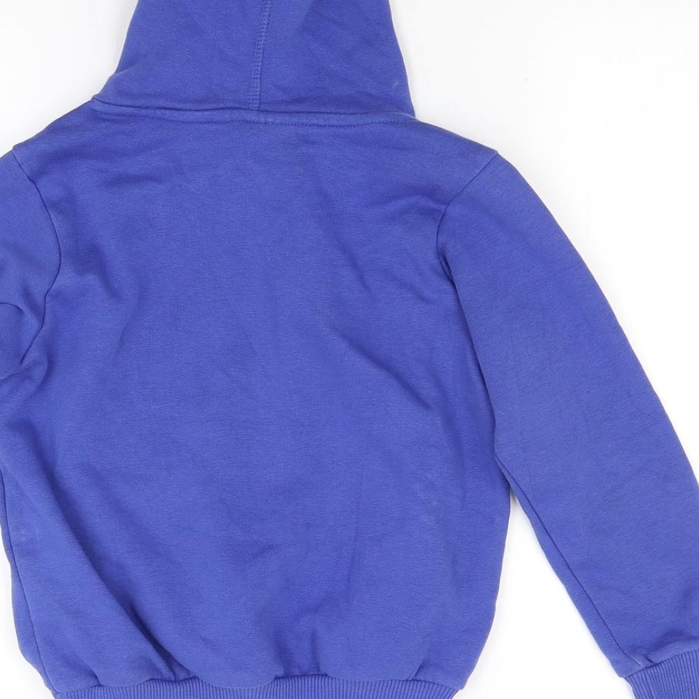 Umbro Boys Blue Jersey Pullover Hoodie Size 6-7 Years