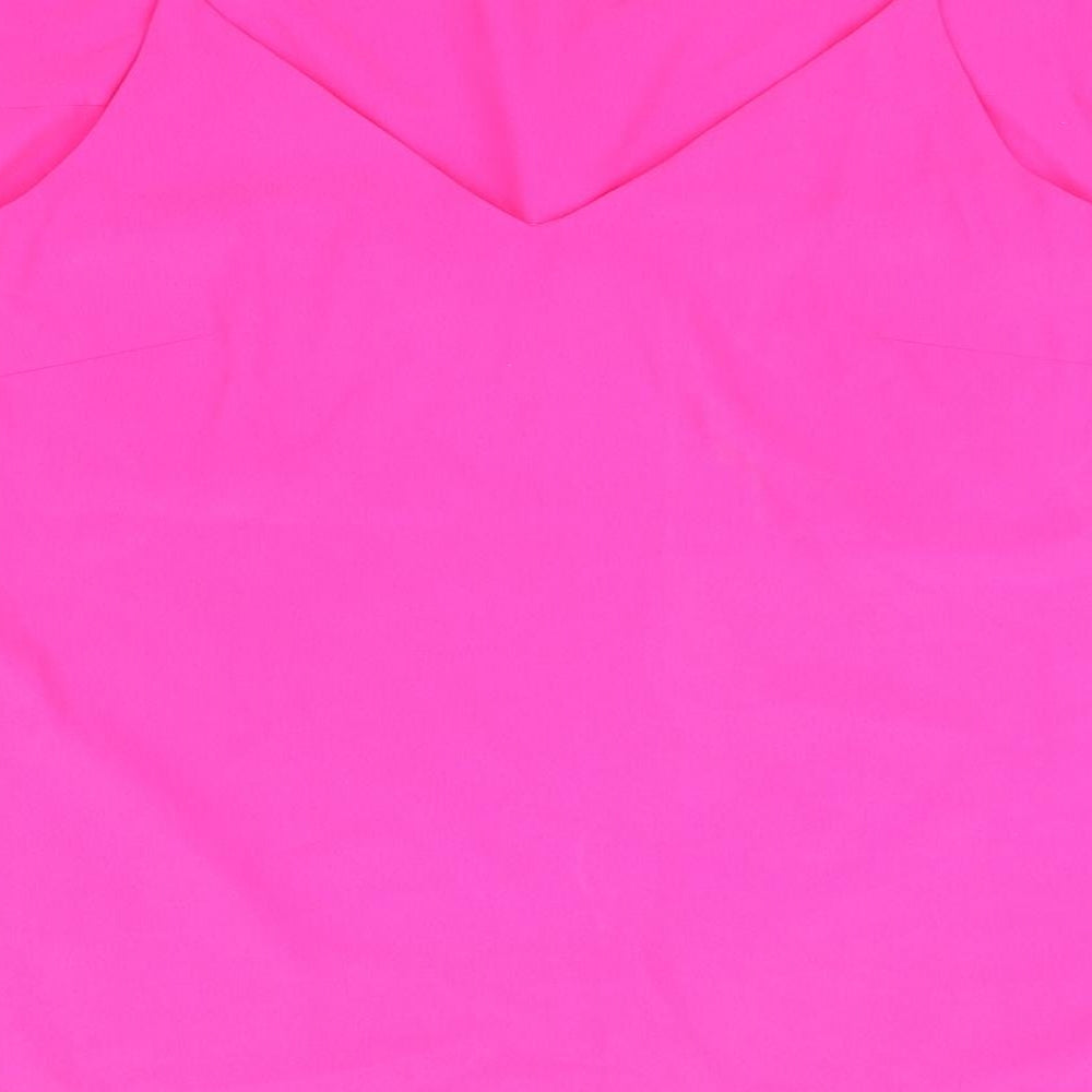 F&F Womens Pink Basic Tank Size 14