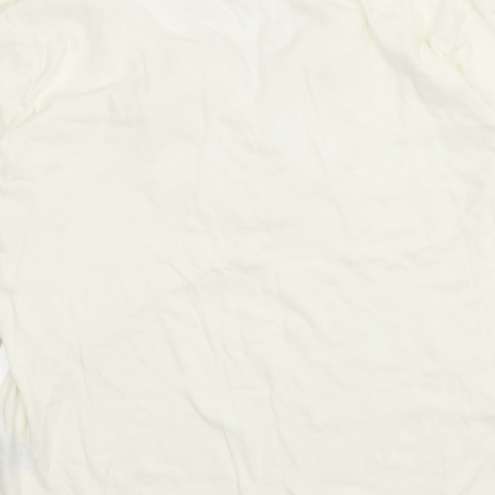 Womens UK Size L M&Co Ivory Basic Blouse